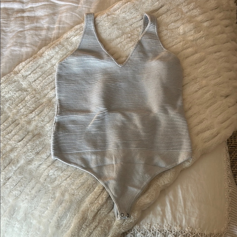 Light Blue Abercrombie Sweater Bodysuit